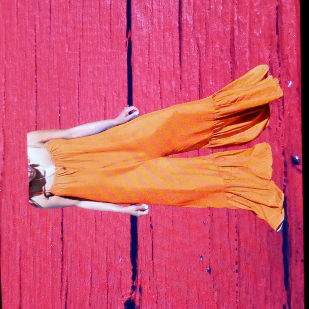 Orange Delight Boho Jumpsuit